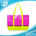 Custom Promotional Fluorescence PVC Shoulder Shopping Bag